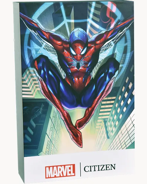 Spider-Man Boxed Set Blue Dial Stainless Steel Bracelet Spider-Man Boxed Set Blue Dial Stainless Steel Bracelet